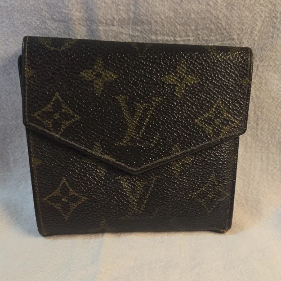 Louis Vuitton Black and Gold Monogram Wallet - Picture 7 of 9
